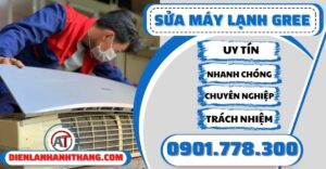 Sửa máy lạnh Gree - Điện lạnh Anh Thắng