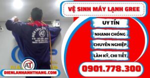 Vệ sinh máy lạnh Gree - Điện lạnh Anh Thắng