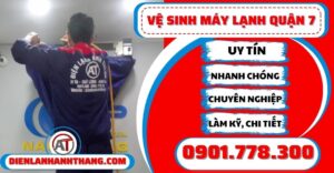 Vệ sinh máy lạnh quận 7 - Điện lạnh Anh Thắng