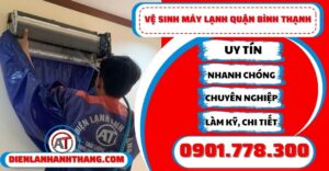 Vệ sinh máy lạnh quận Bình thạnh - Điện lạnh Anh Thắng