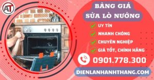 Bảng giá sửa lò nướng lạnh Điện lạnh Anh Thắng