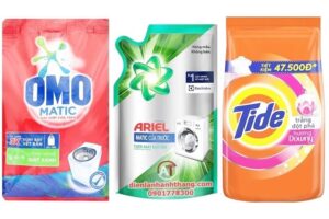 Bột giặt cho máy giặt cửa trước