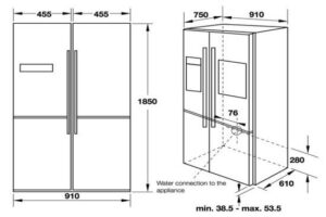 Kích thước tủ lạnh Điện lạnh Anh Thắng