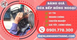Bảng giá sửa bếp hồng ngoại Điện lạnh Anh Thắng