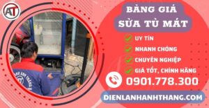 Bảng giá sửa tủ mát lạnh Điện lạnh Anh Thắng