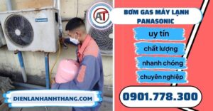Bơm gas máy lạnh Panasonic - Điện lạnh Anh Thắng