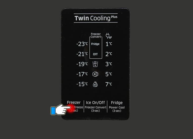Nút Freezer tủ lạnh Samsung RT38K5982SL/SV0 điện lạnh anh thắng