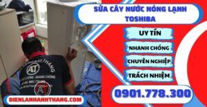 Sửa cây nước nóng lạnh Toshiba - Điện lạnh Anh Thắng