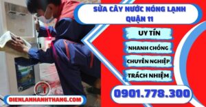 Sửa cây nước nóng lạnh quận 11 - Điện lạnh Anh Thắng