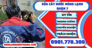 Sửa cây nước nóng lạnh quận 7 - Điện lạnh Anh Thắng