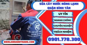 Sửa cây nước nóng lạnh quận bình tân - Điện lạnh Anh Thắng