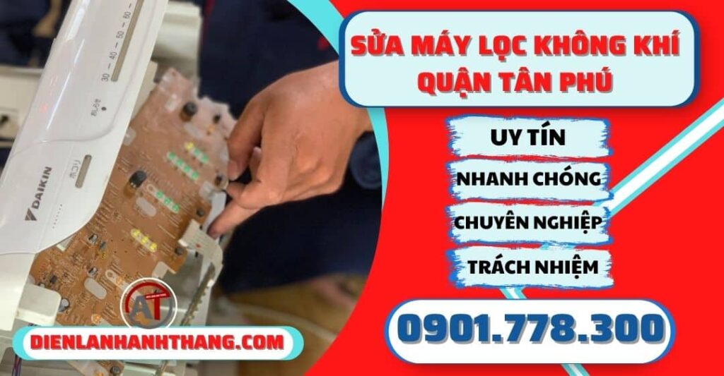 sua may loc khong khi quan tan phu dien lanh anh thang