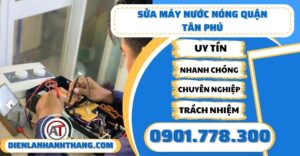 Sửa máy nước nóng quận tân phú - Điện lạnh Anh Thắng