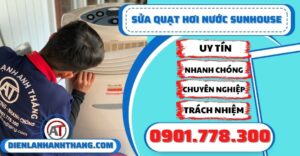 Sửa quạt hơi nước Sunhouse - Điện lạnh Anh Thắng