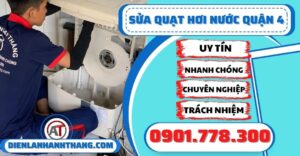 Sửa quạt hơi nước quận 4 - Điện lạnh Anh Thắng