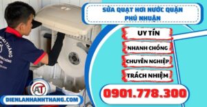 Sửa quạt hơi nước quận phú nhuận - Điện lạnh Anh Thắng