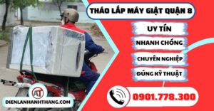 Tháo lắp máy giặt quận 8 - Điện lạnh Anh Thắng