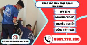 Tháo lắp máy giặt quận tân bình - Điện lạnh Anh Thắng
