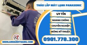 Tháo lắp máy lạnh Panasonic - Điện lạnh Anh Thắng