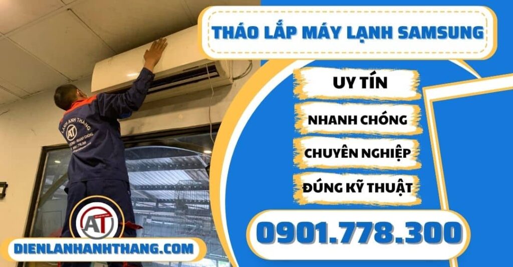 thao lap may lanh Samsung dien lanh anh thang