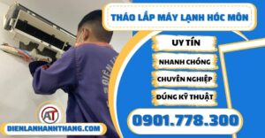 Tháo lắp máy lạnh hóc môn - Điện lạnh Anh Thắng
