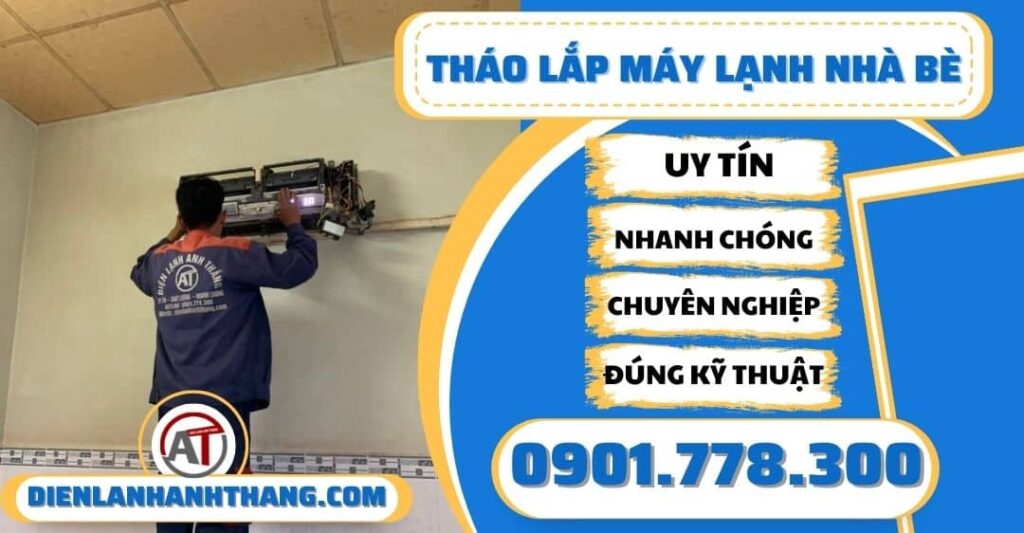 thao lap may lanh nha be dien lanh anh thang