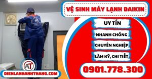 Vệ sinh máy lạnh Daikin - Điện lạnh Anh Thắng
