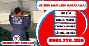 Vệ sinh máy lạnh Nagakawa - Điện lạnh Anh Thắng