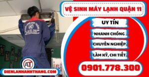 Vệ sinh máy lạnh quận 11 - Điện lạnh Anh Thắng