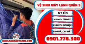 Vệ sinh máy lạnh quận 5 - Điện lạnh Anh Thắng