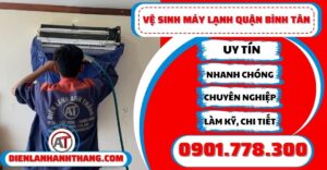 Vệ sinh máy lạnh quận Bình tân - Điện lạnh Anh Thắng