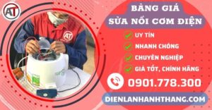 Bảng giá sửa nồi cơm điện lạnh Điện lạnh Anh Thắng