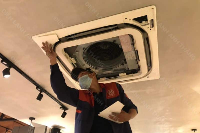 Sửa máy lạnh âm trần giá rẻ Điện lạnh Anh Thắng