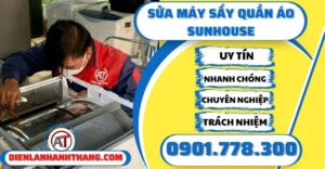 Sửa máy sấy quần áo Sunhouse - Điện lạnh Anh Thắng
