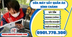 Sửa máy sấy quần áo Bình chánh - Điện lạnh Anh Thắng