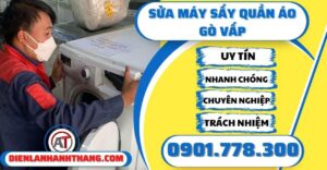 Sửa máy sấy quần áo Gò vấp - Điện lạnh Anh Thắng