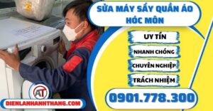 Sửa máy sấy quần áo hóc môn - Điện lạnh Anh Thắng