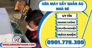 Sửa máy sấy quần áo Nhà bè - Điện lạnh Anh Thắng
