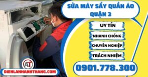 Sửa máy sấy quần áo quận 3 - Điện lạnh Anh Thắng