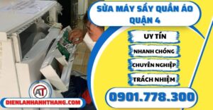 Sửa máy sấy quần áo quận 4 - Điện lạnh Anh Thắng