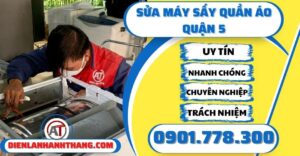 Sửa máy sấy quần áo quận 5 - Điện lạnh Anh Thắng