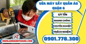Sửa máy sấy quần áo quận 6 - Điện lạnh Anh Thắng