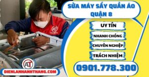 Sửa máy sấy quần áo quận 8 - Điện lạnh Anh Thắng