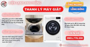 Thanh lý máy giặt Điện lạnh Anh Thắng