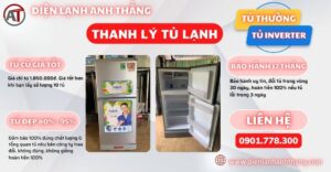 Thanh lý tủ lạnh Điện lạnh Anh Thắng
