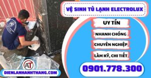 Vệ sinh tủ lạnh electrolux - Điện lạnh Anh Thắng