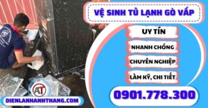 Vệ sinh tủ lạnh gò vấp - Điện lạnh Anh Thắng