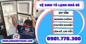 Vệ sinh tủ lạnh nhà bè - Điện lạnh Anh Thắng