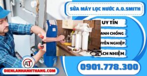 Sửa máy lọc nước Aosmith - Điện lạnh Anh Thắng
