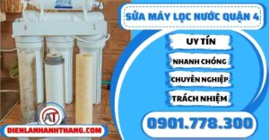 Sửa máy lọc nước quận 4 - Điện lạnh Anh Thắng